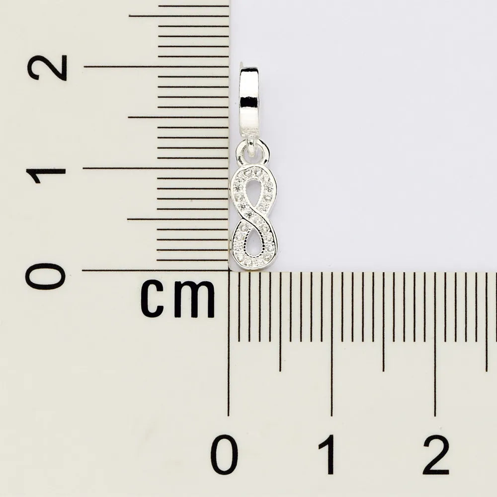 BERLOQUE INFINITO DE PRATA 925 COM ZIRCÔNIAS - TAM.ÚNICO 8401220006