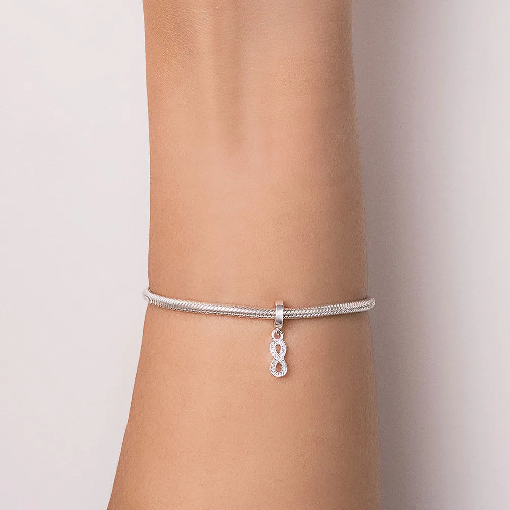BERLOQUE INFINITO DE PRATA 925 COM ZIRCÔNIAS - TAM.ÚNICO 8401220006