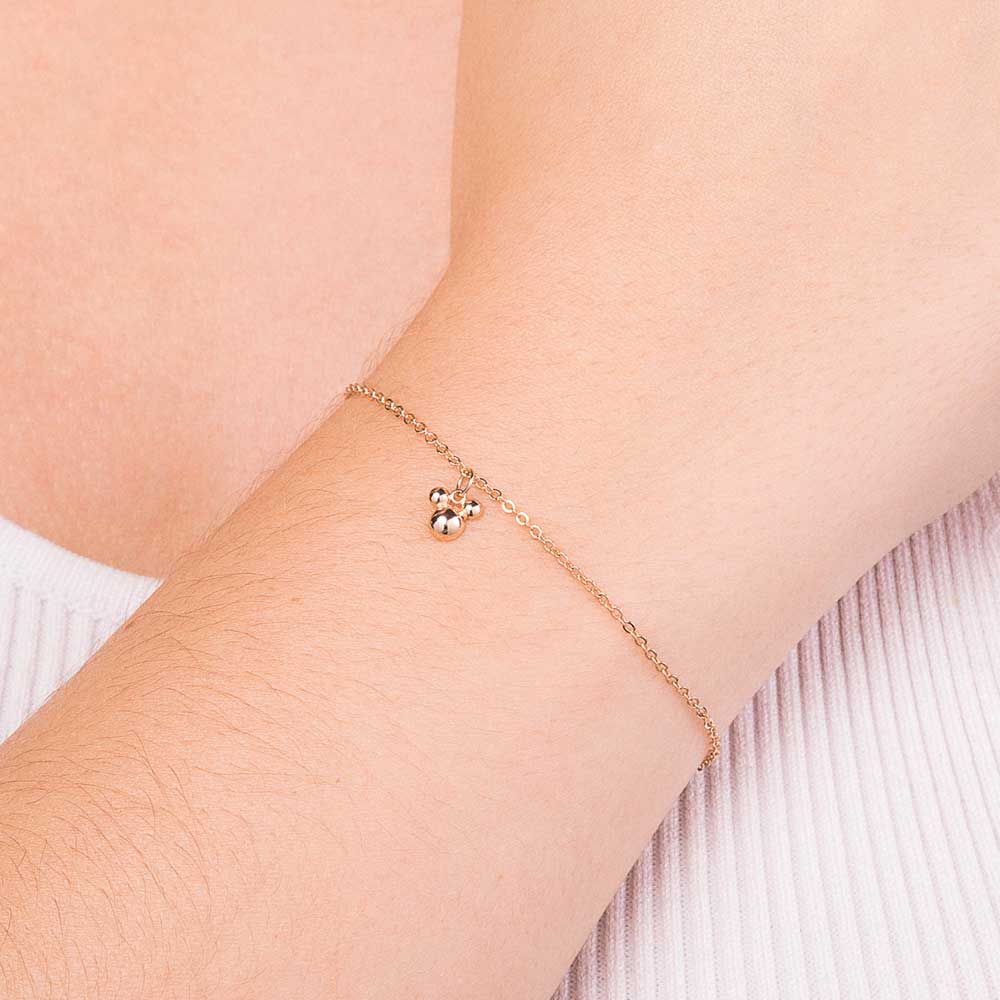PULSEIRA COM MICKEY BANHADA A OURO 18K - TAM.16 5521261600