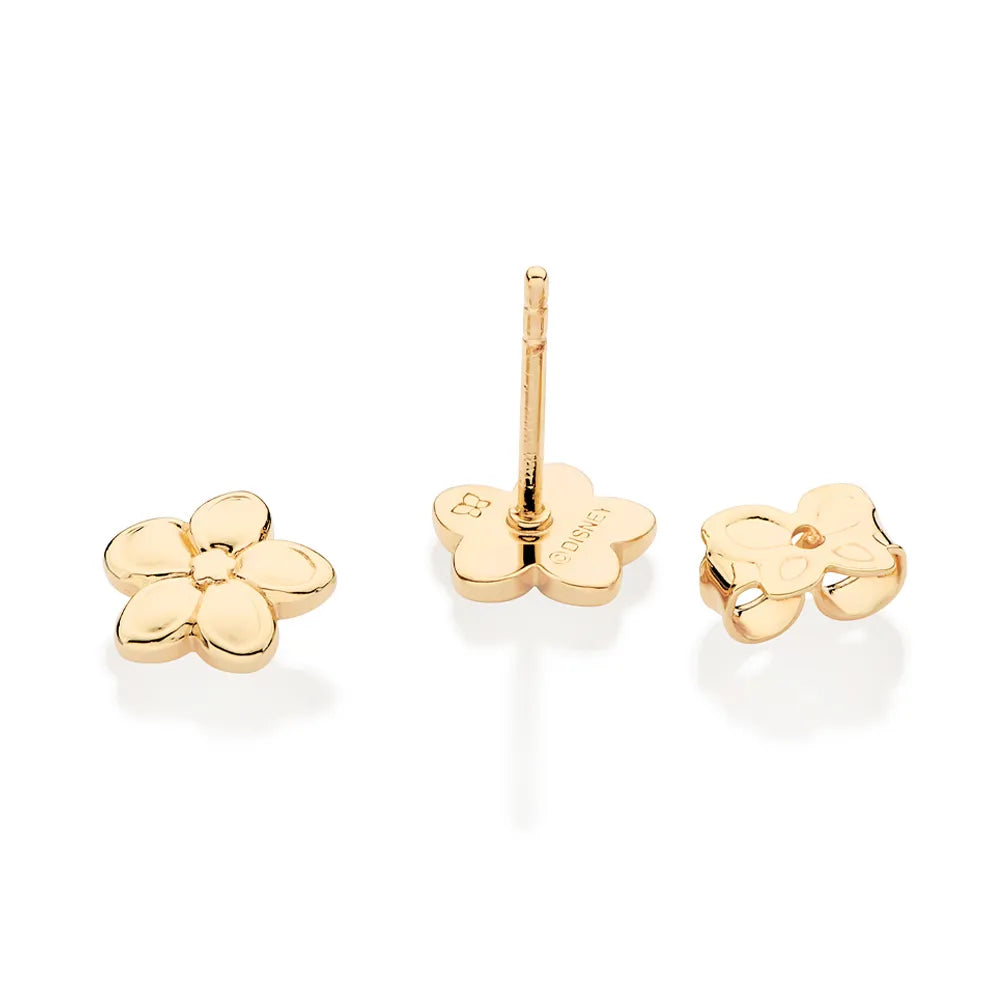 BRINCO FLOR DE PLUMÉRIA BANHADO A OURO 18K - TAM.ÚNICO 5274450000
