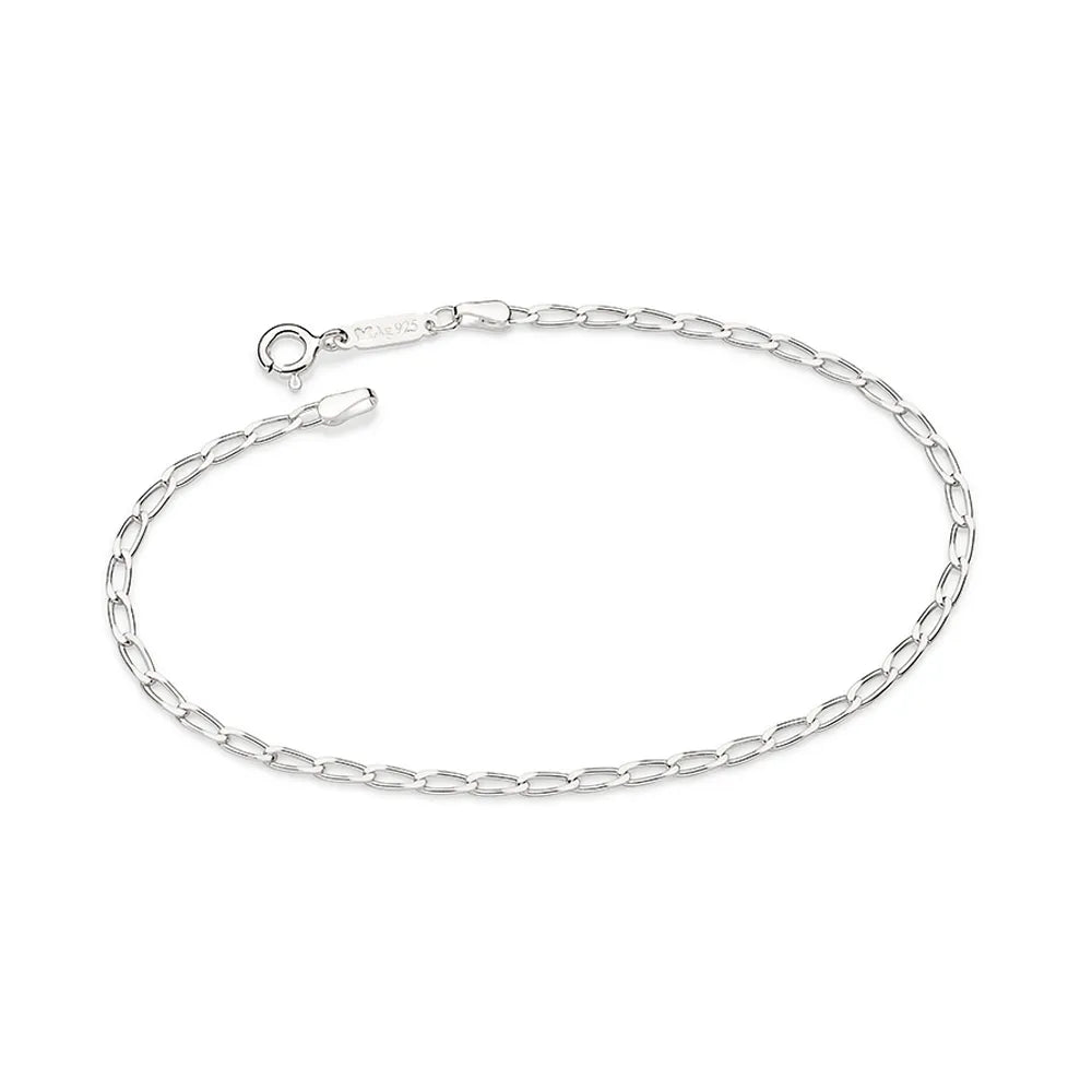 PULSEIRA ELO GROUMET DE PRATA 925 - TAM.21 8500632100