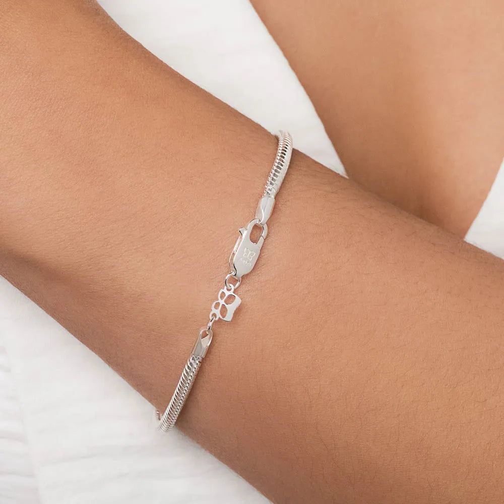 PULSEIRA PARA BERLOQUES DE PRATA MACIÇA 925 - TAM.18 8500851800