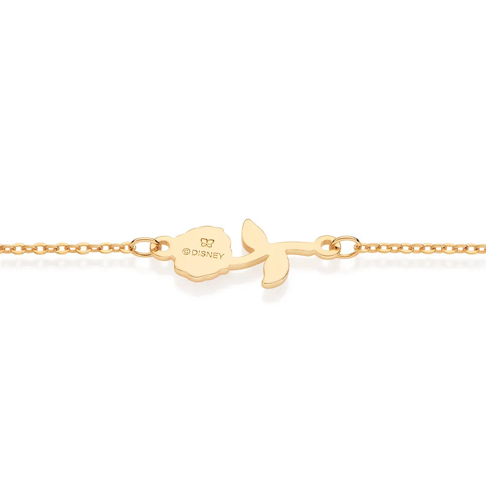 PULSEIRA ROSA DA BELA BANHADA A OURO 18K COM APLICAÇÃO DE RESINA - TAM.16 5521471614