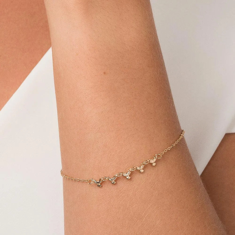 PULSEIRA ESPÍRITO SANTO BANHADA A OURO 18K - TAM.19 5521321900