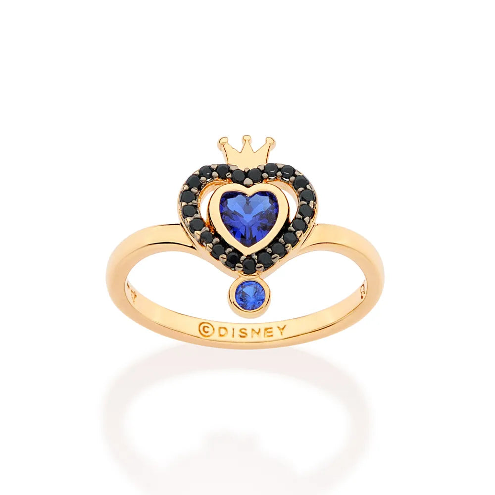 ANEL SKINNY RAINHA MÁ BANHADO A OURO 18K COM ZIRCÔNIAS E APLICAÇÃO DE RHODIUM NEGRO 5135721230
