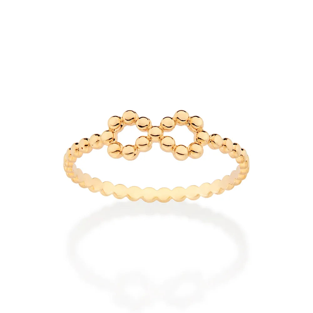 ANEL SKINNY INFINITO BANHADO A OURO 18K 5134301200