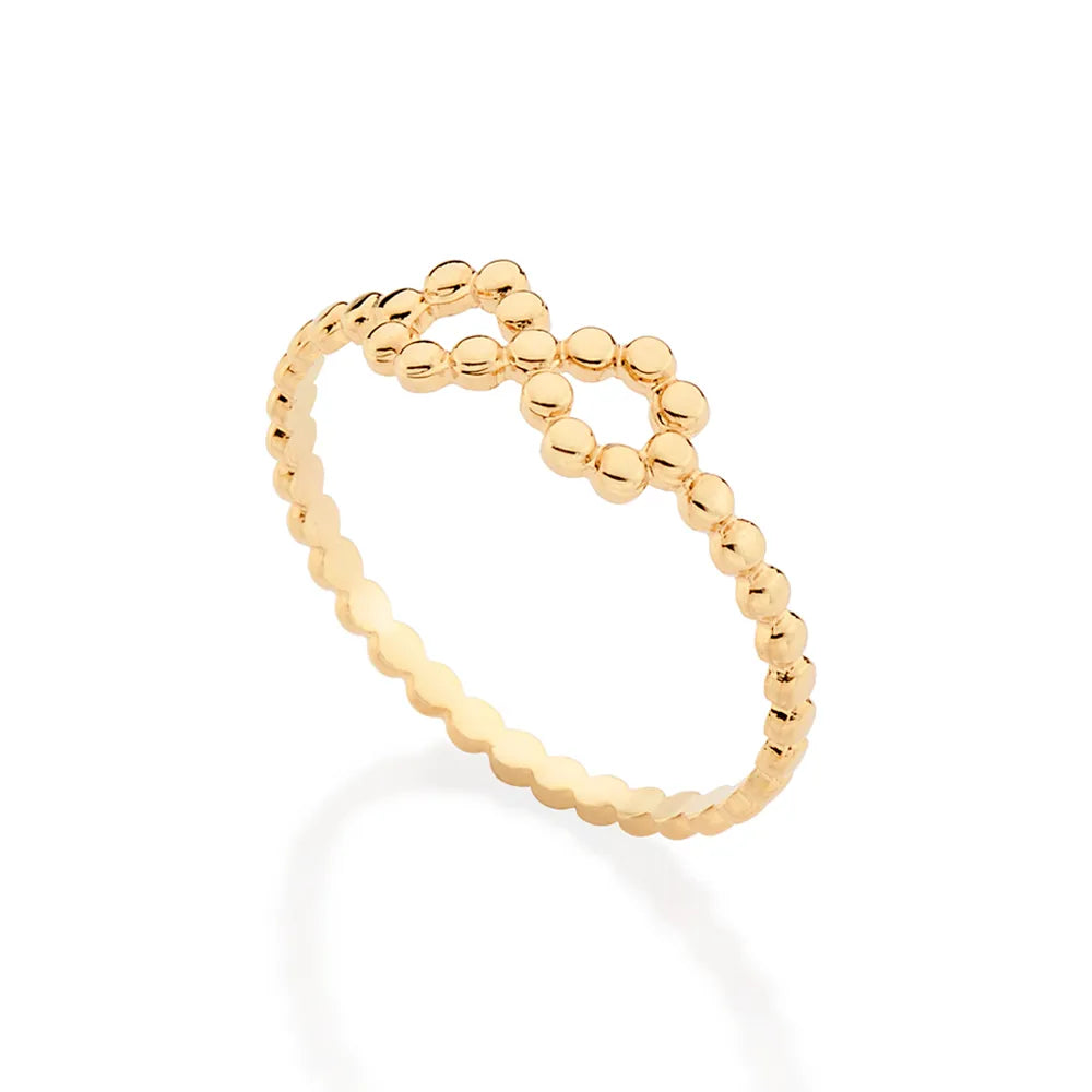 ANEL SKINNY INFINITO BANHADO A OURO 18K 5134301200