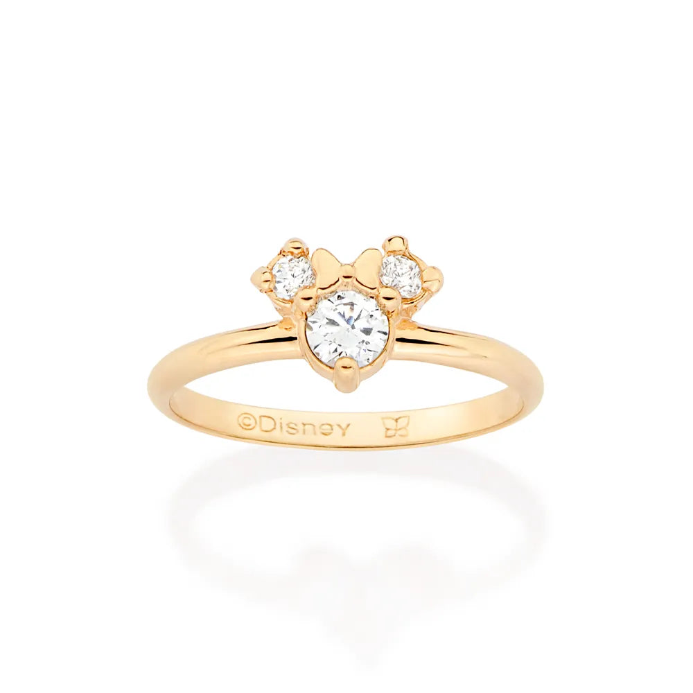 ANEL SKINNY MINNIE BANHADO A OURO 18K COM ZIRCÔNIAS 5134280406
