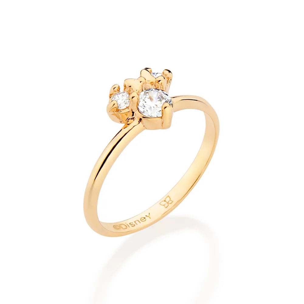 ANEL SKINNY MINNIE BANHADO A OURO 18K COM ZIRCÔNIAS 5134280406