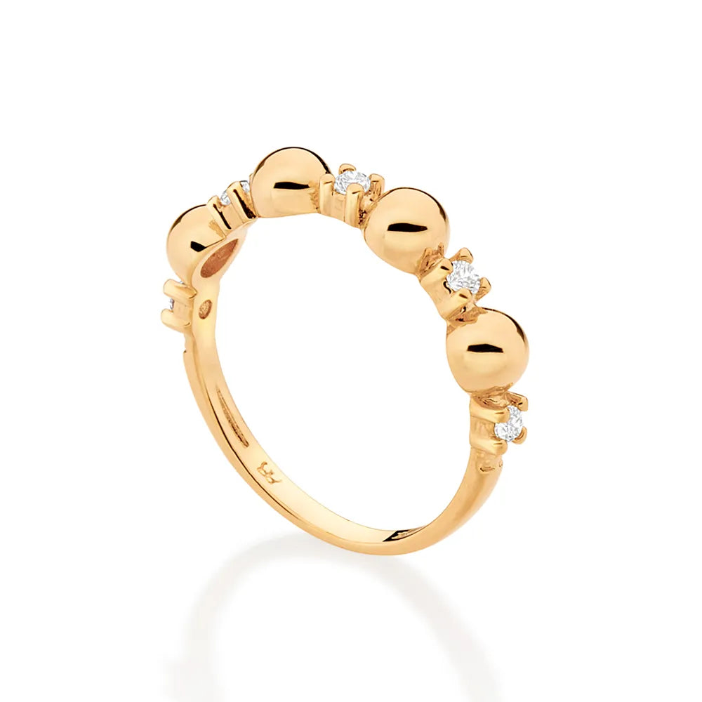 ANEL SKINNY BANHADO A OURO 18K COM ZIRCÔNIAS 5133611406