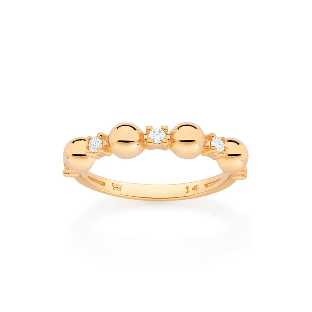 ANEL SKINNY BANHADO A OURO 18K COM ZIRCÔNIAS 5133611406