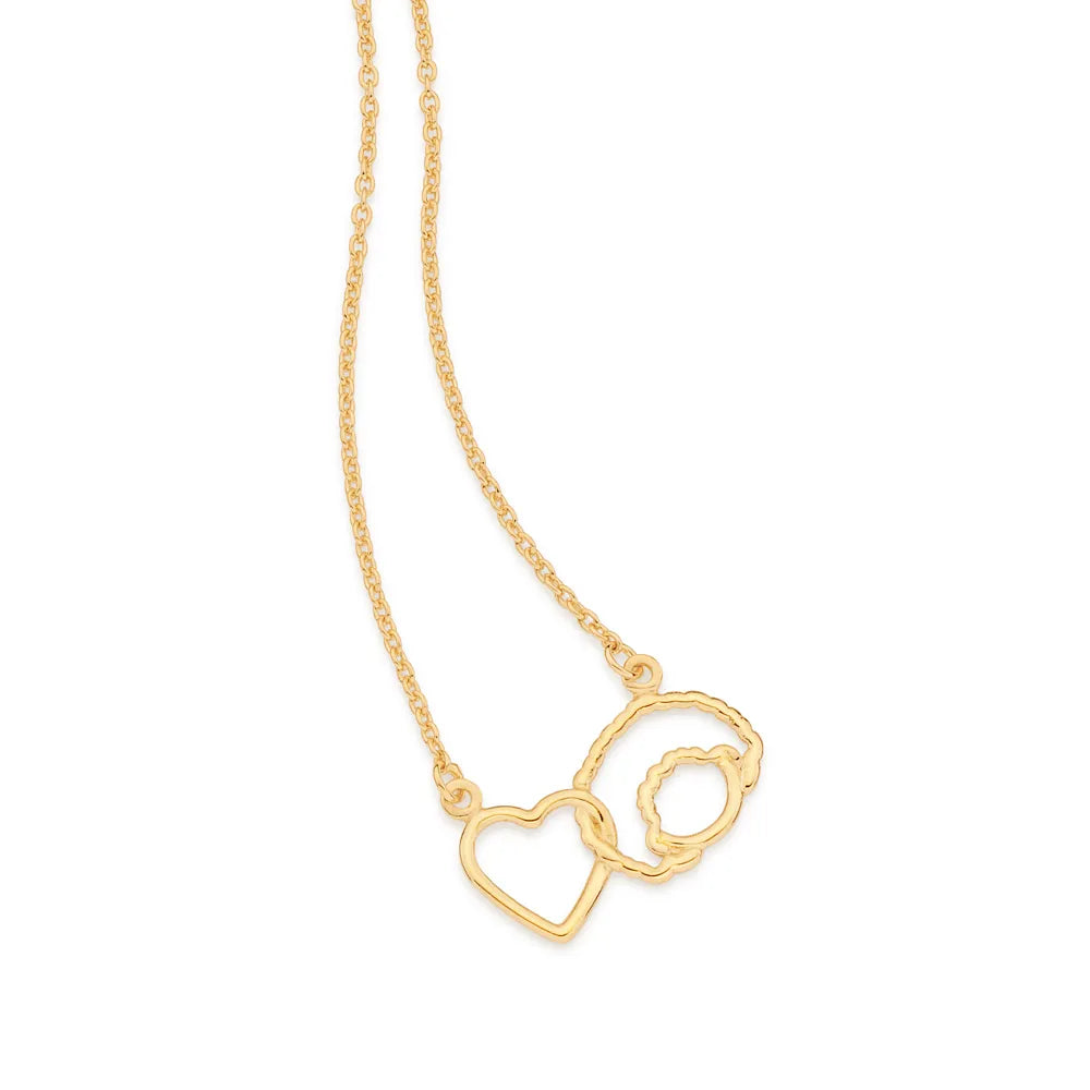 GARGANTILHA AMOR CONECTADO BANHADA A OURO 18K - TAM.50 5324335000