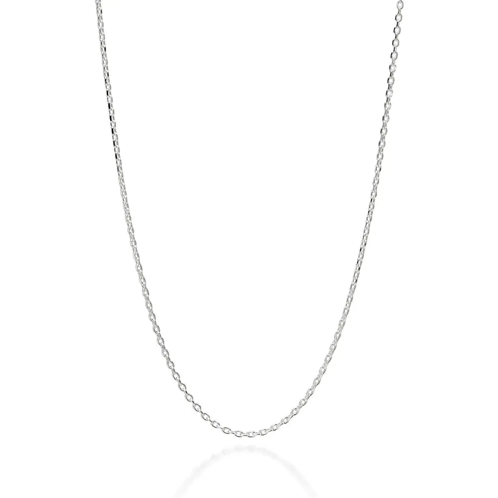 GARGANTILHA ELO CADEADO DE PRATA 925 - TAM.50 8300875000