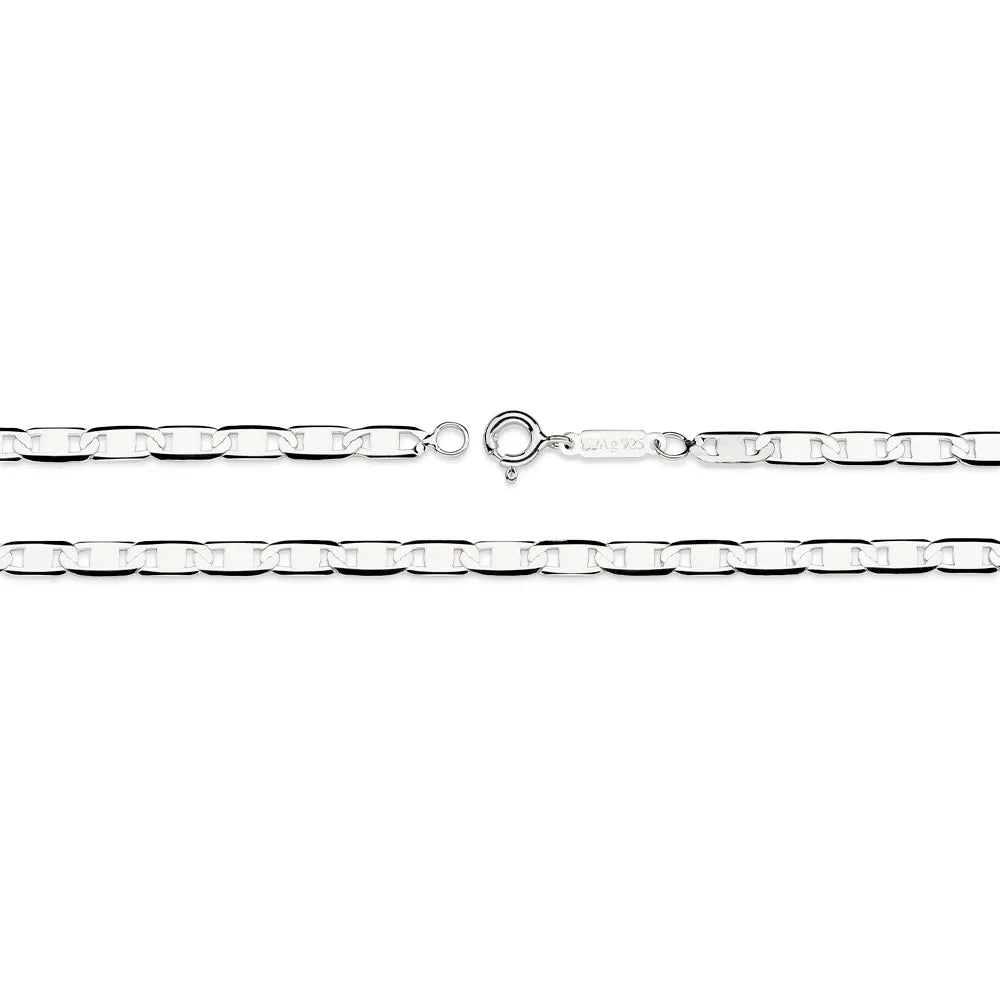 CORDÃO ELO PIASTRINE DE PRATA 925 - TAM.70 8300757000