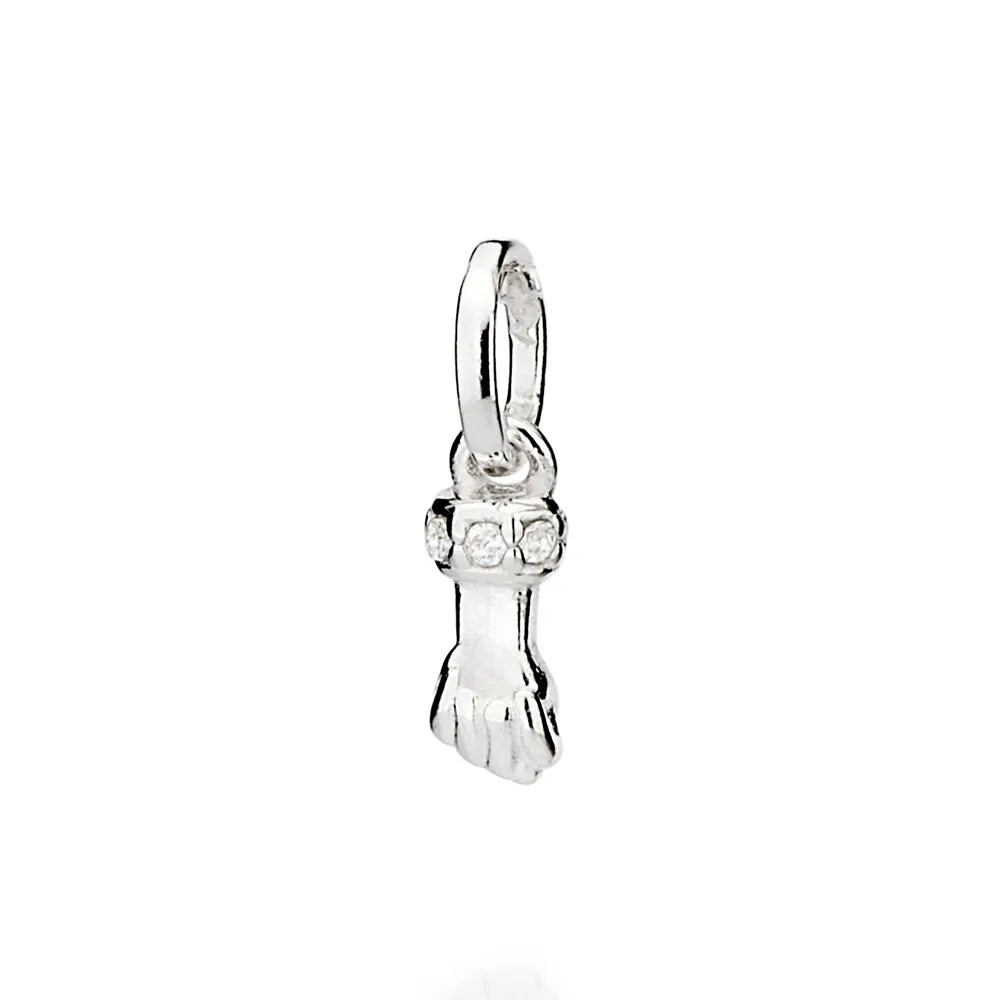 PINGENTE FIGA DE PRATA 925 COM ZIRCÔNIAS - TAM.ÚNICO 8401160006
