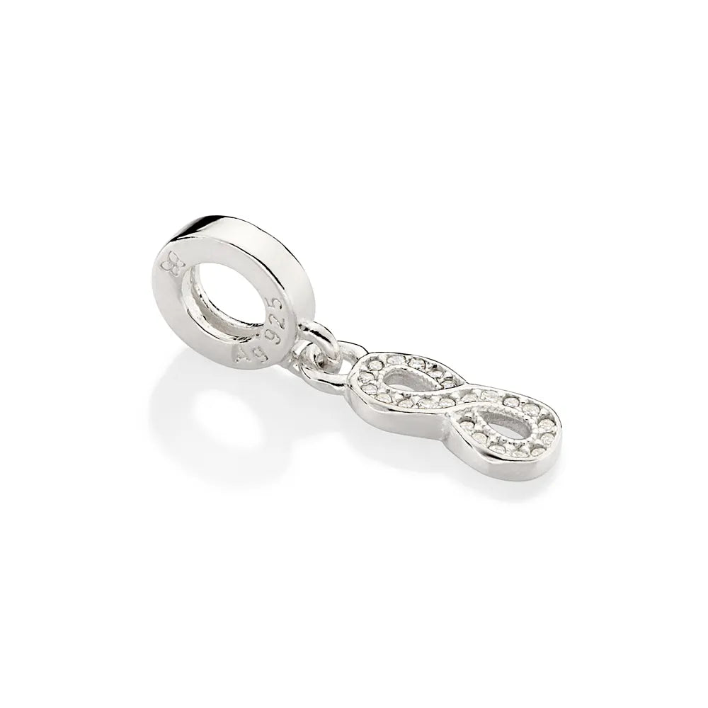 BERLOQUE INFINITO DE PRATA 925 COM ZIRCÔNIAS - TAM.ÚNICO 8401220006