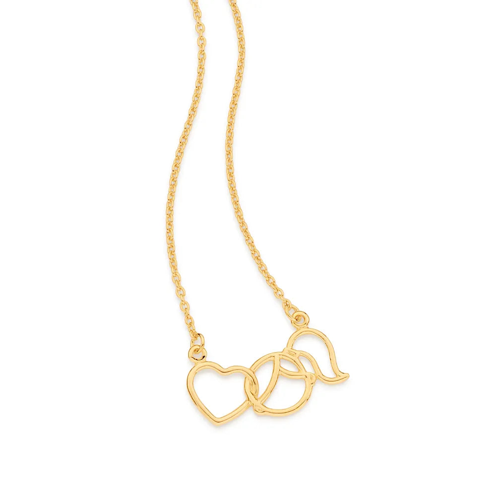GARGANTILHA AMOR CONECTADO BANHADA A OURO 18K - TAM.50 5324315000