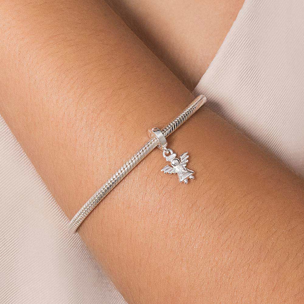 BERLOQUE ANJO DA GUARDA DE PRATA 925 COM ZIRCÔNIAS - TAM.ÚNICO 8401230006